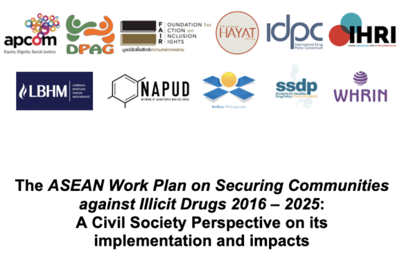 Civil society perspectives on the ASEAN Work Plan on Drugs 2016–2025