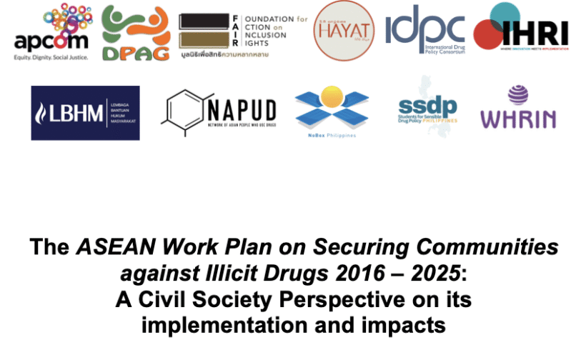 Civil society perspectives on the ASEAN Work Plan on Drugs 2016–2025